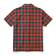 MacDuff Modern Tartan Crest Hawaiian Shirt