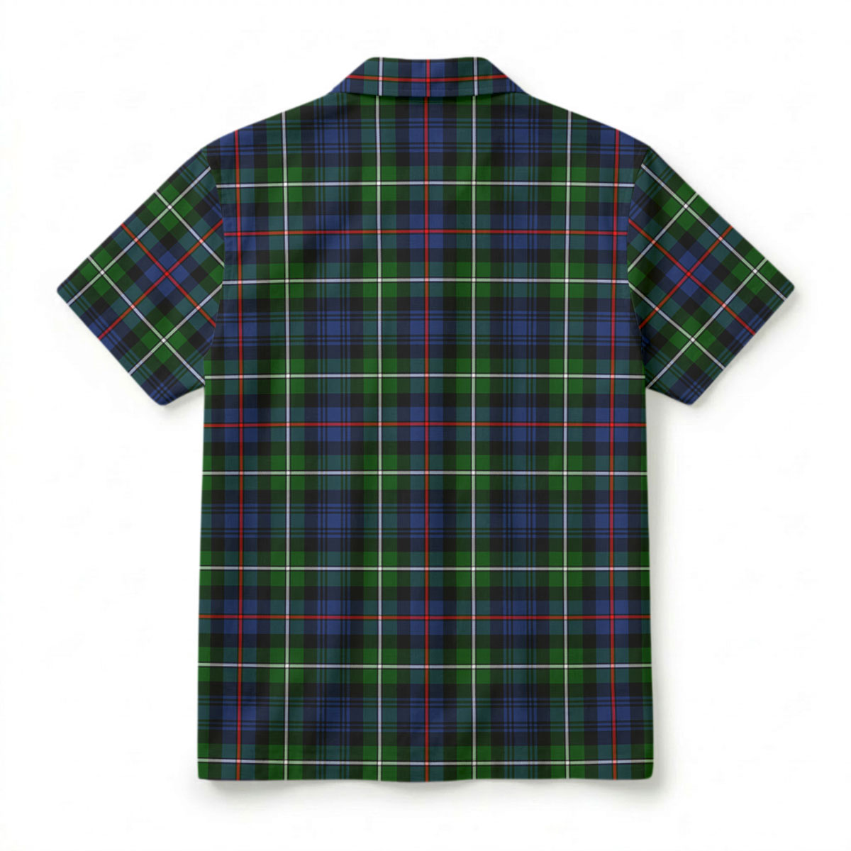 McKenzie Modern Tartan Crest Hawaiian Shirt