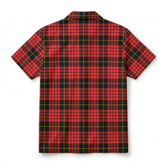 McQueen Modern Tartan Crest Hawaiian Shirt