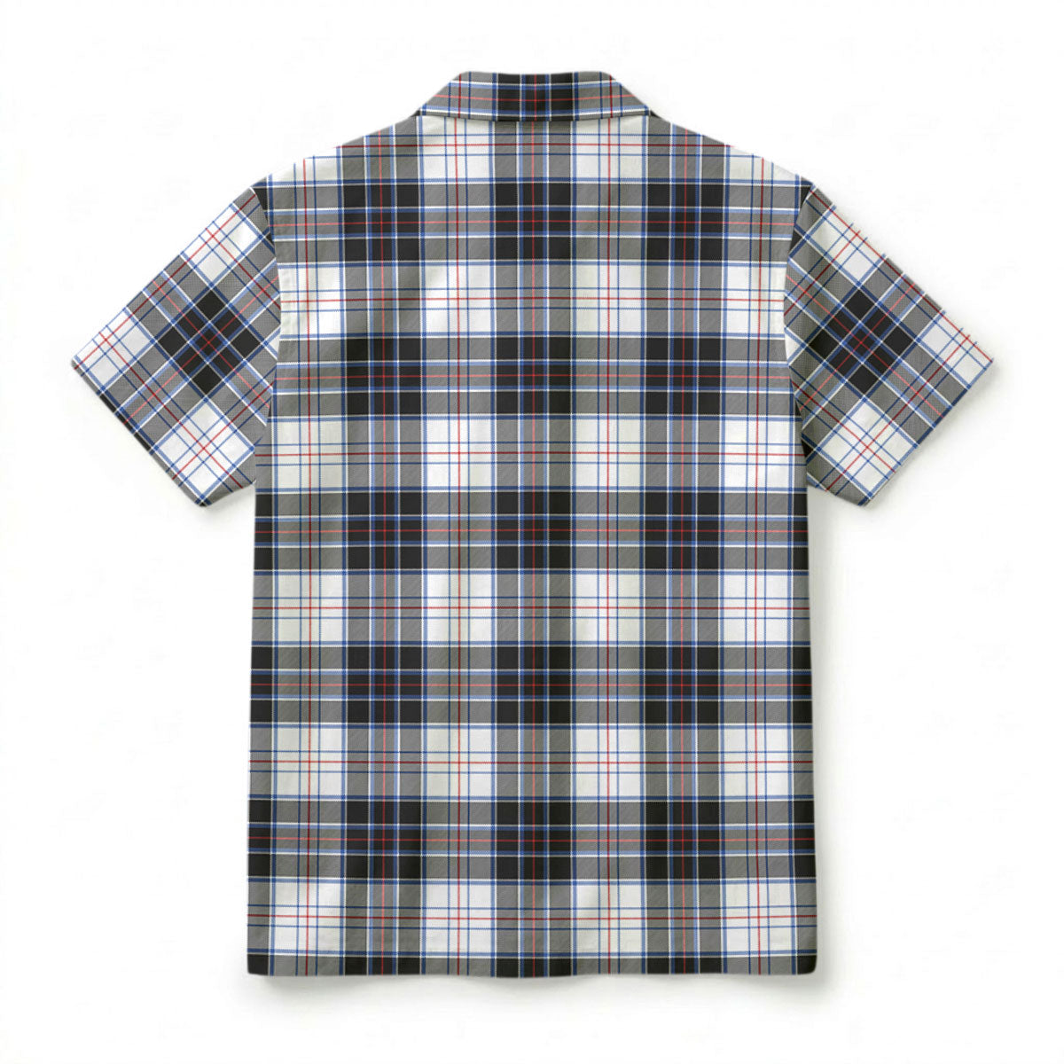 McRae Dress Modern Tartan Crest Hawaiian Shirt