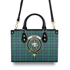 Shaw (of Sauchie) Ancient Tartan Crest Leather Handbag