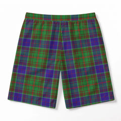 Adam Tartan Crest Men's Beach Shorts