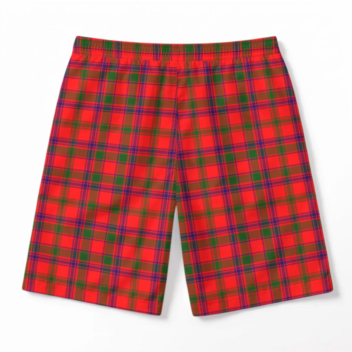 Bain Tartan Crest Men's Beach Shorts