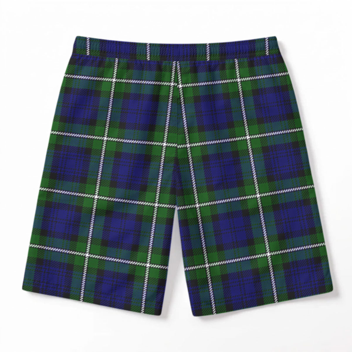 Bannerman Tartan Crest Men's Beach Shorts
