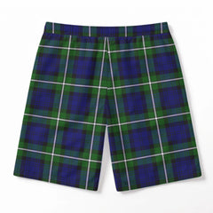 Bannerman Tartan Crest Men's Beach Shorts