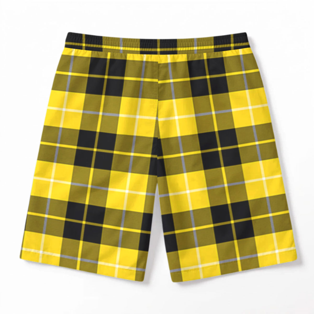Barclay Dress Modern Tartan Crest Men's Beach Shorts