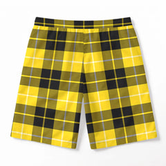 Barclay Dress Modern Tartan Crest Men's Beach Shorts