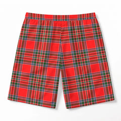 Binning (of Wallifoord) Tartan Crest Men's Beach Shorts