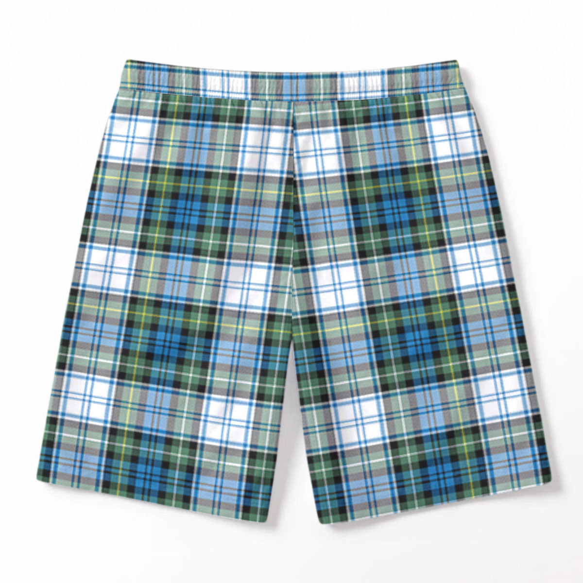 Campbell Dress Ancient Tartan Crest Men's Beach Shorts