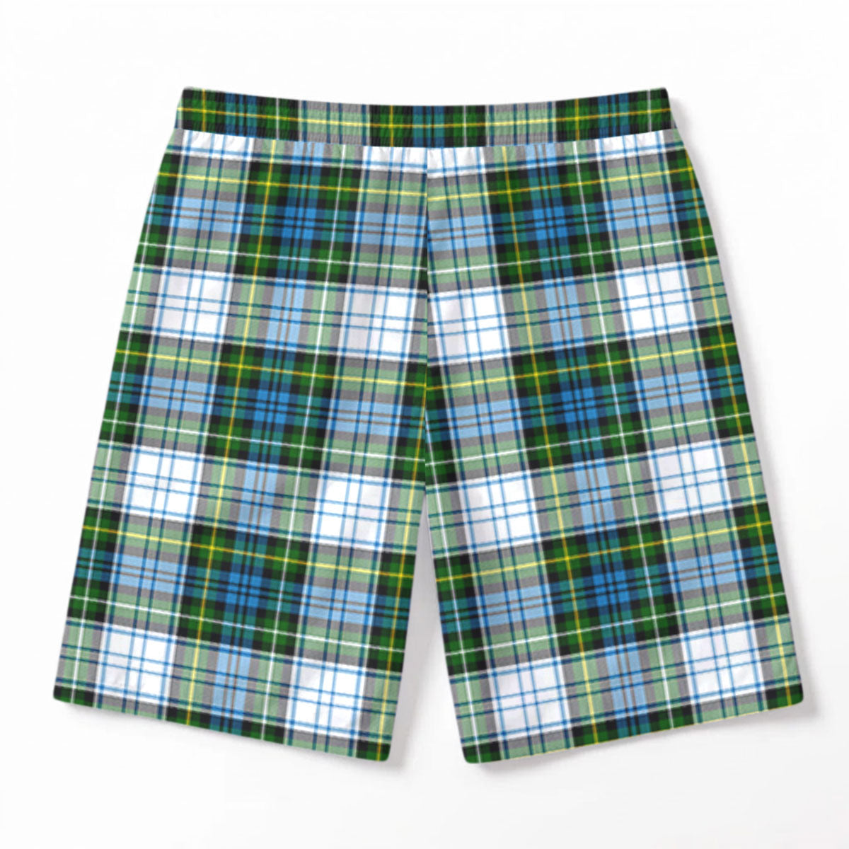 Campbell Dress Tartan Crest Men's Beach Shorts