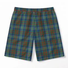 Cathcart Tartan Crest Men's Beach Shorts