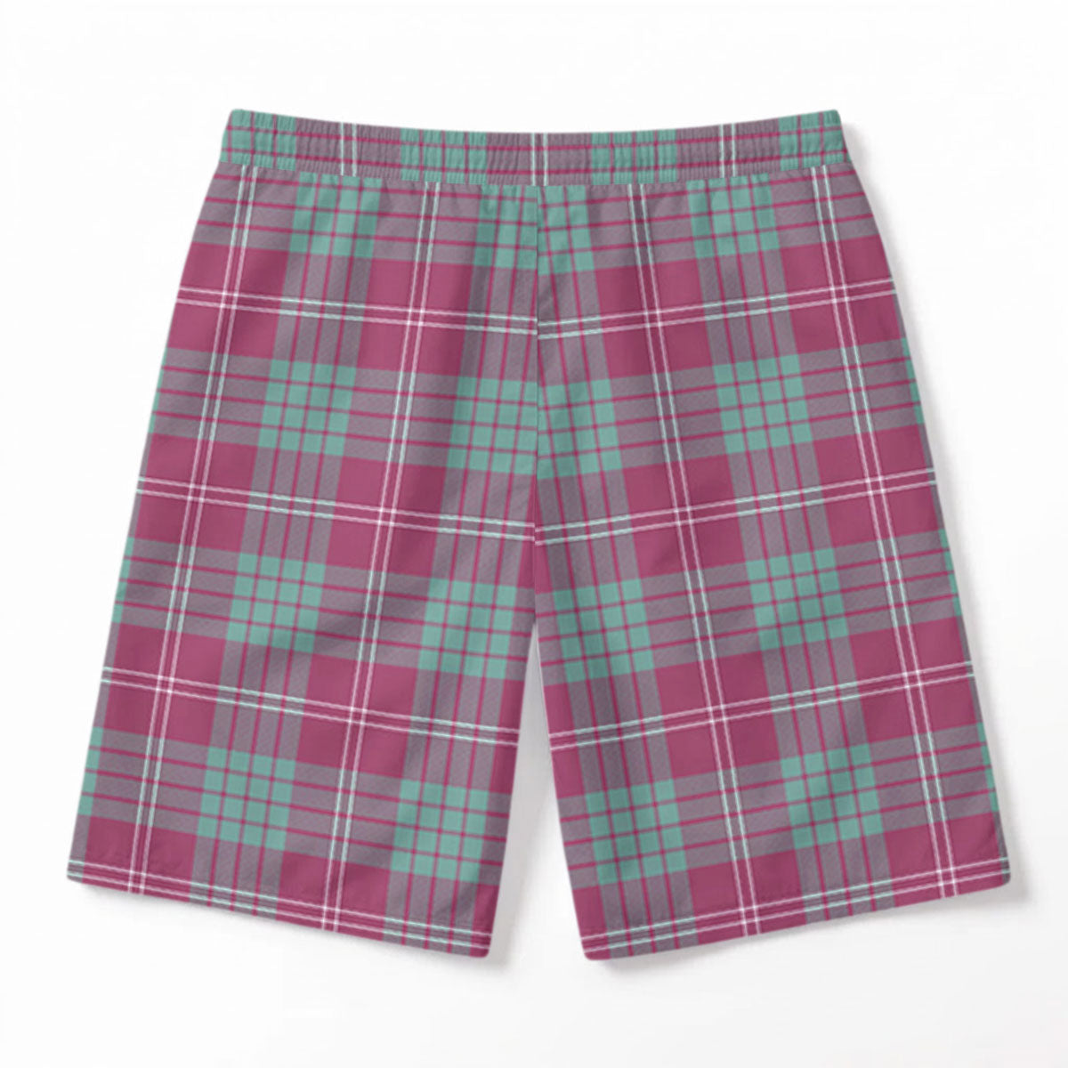 Crawford Ancient Tartan Crest Men's Beach Shorts