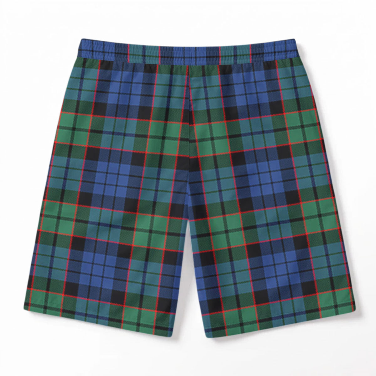 Fletcher Ancient Tartan Crest Men's Beach Shorts