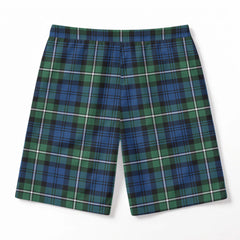 Forbes Ancient Tartan Crest Men's Beach Shorts