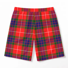 Fraser Tartan Crest Men's Beach Shorts
