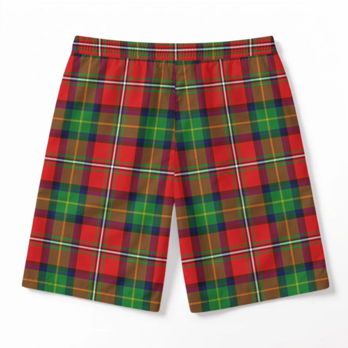 Fullarton Tartan Crest Men's Beach Shorts