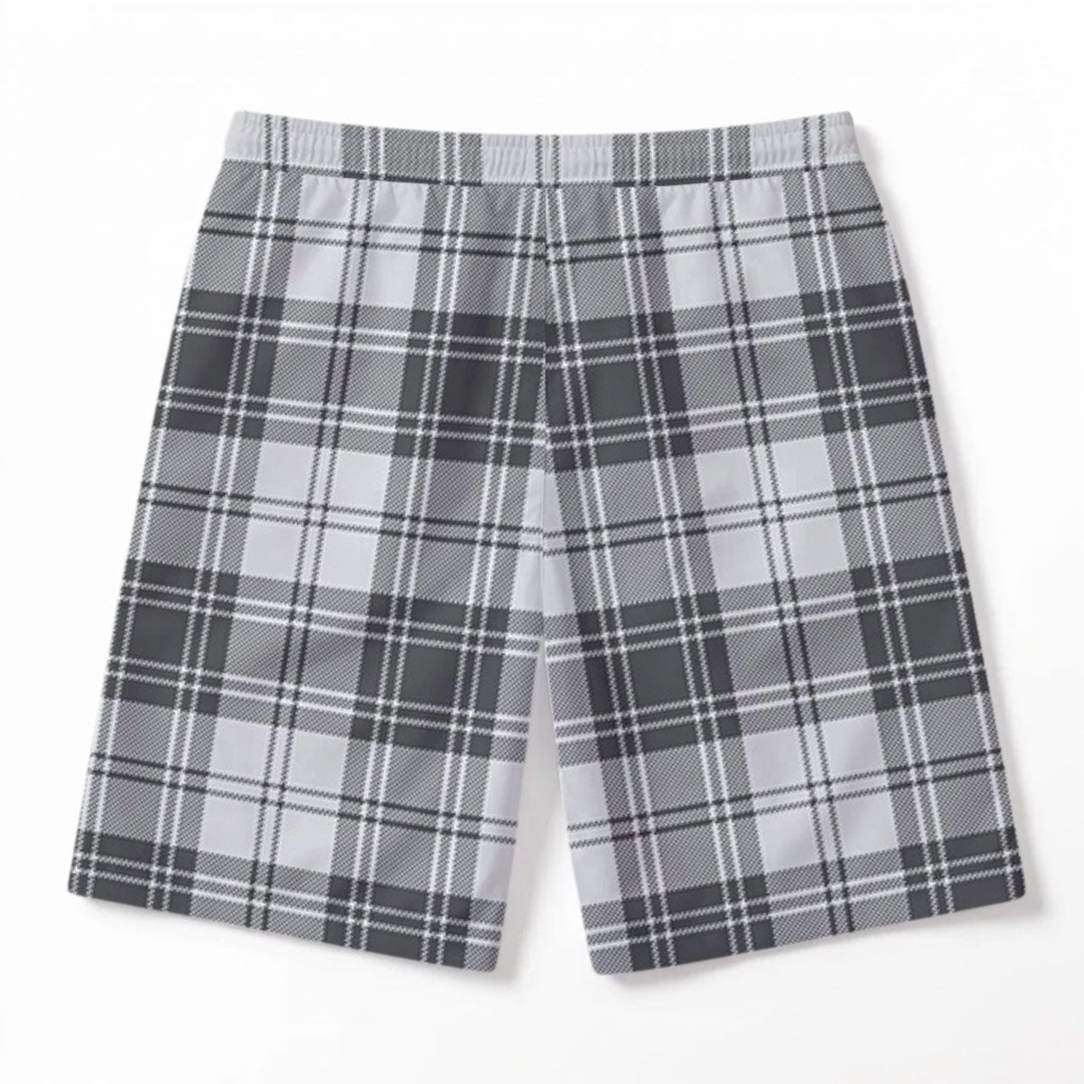 Glen Tartan Crest Men's Beach Shorts