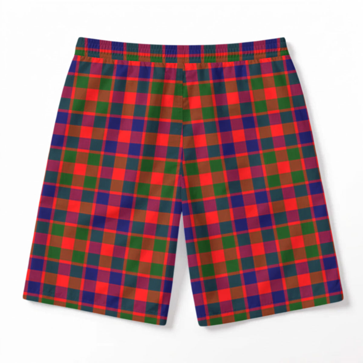 Gow (or McGouan) Tartan Crest Men's Beach Shorts