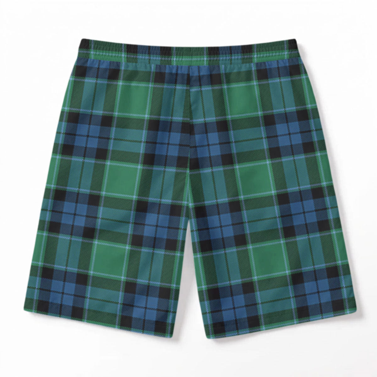 Graham of Menteith Ancient Tartan Crest Men's Beach Shorts