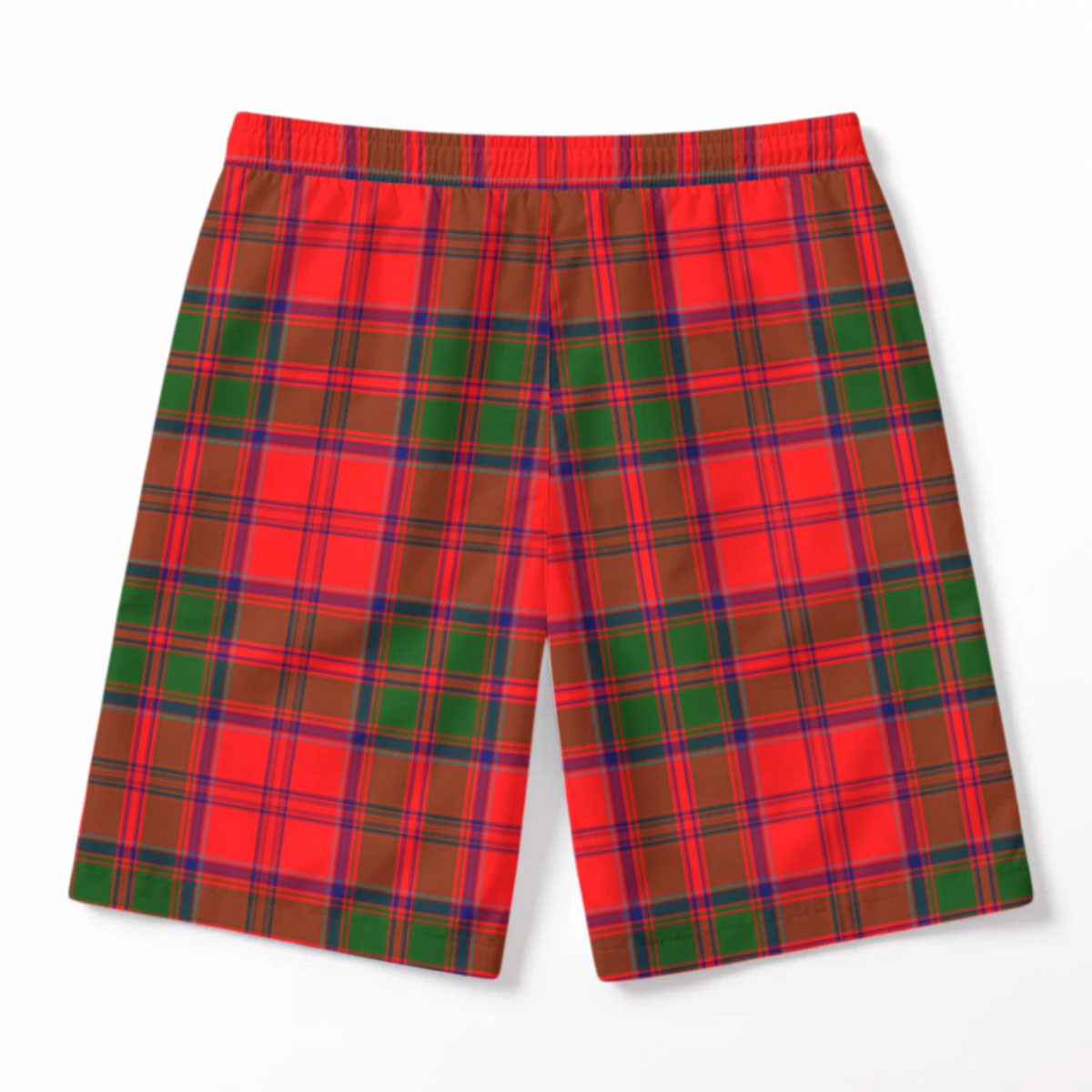 Heron Tartan Crest Men's Beach Shorts