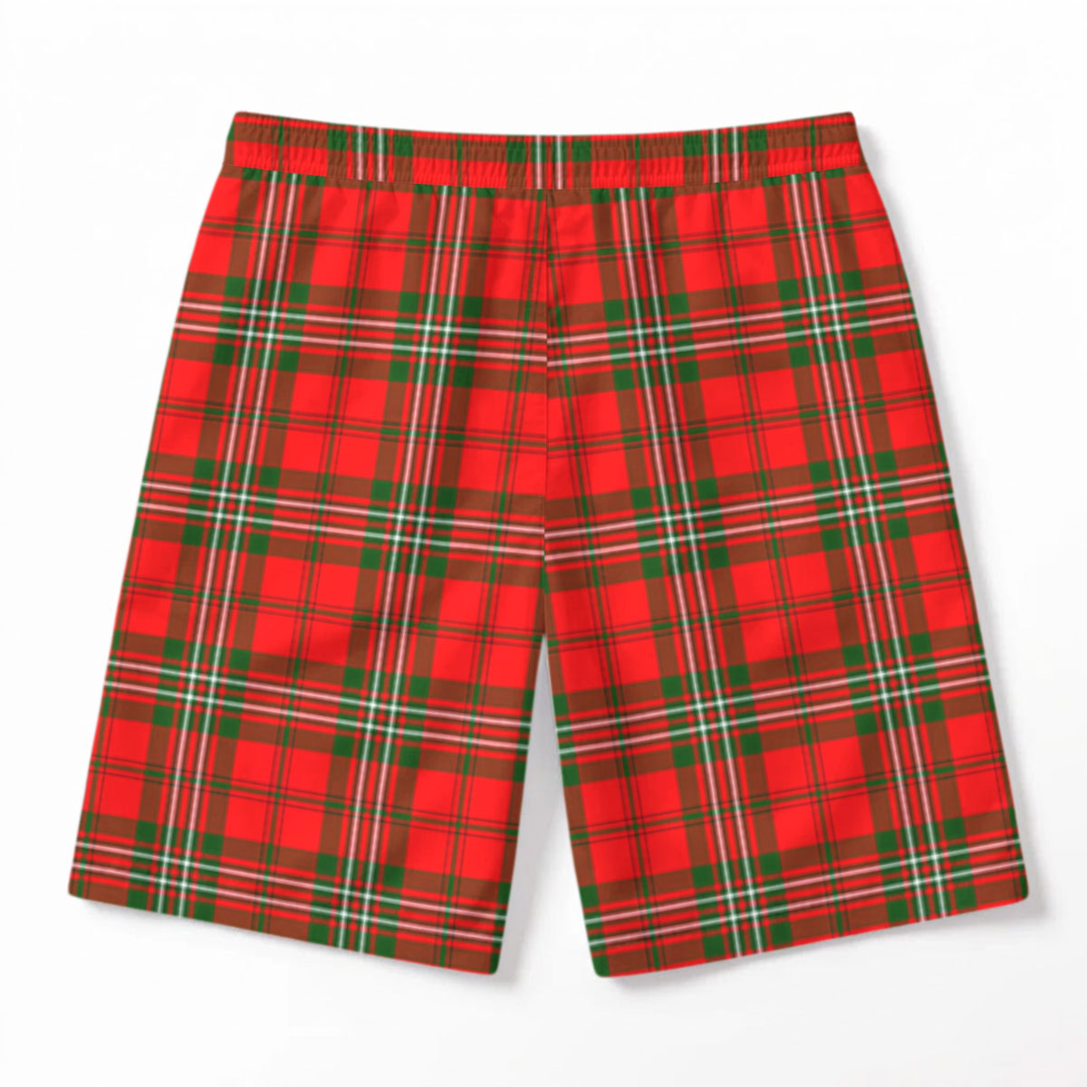 Langlands Tartan Crest Men's Beach Shorts