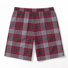 Little Tartan Crest Men's Beach Shorts