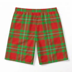 MacGregor Modern Tartan Crest Men's Beach Shorts