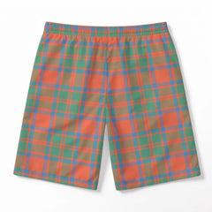 MacIntosh Ancient Tartan Crest Men's Beach Shorts