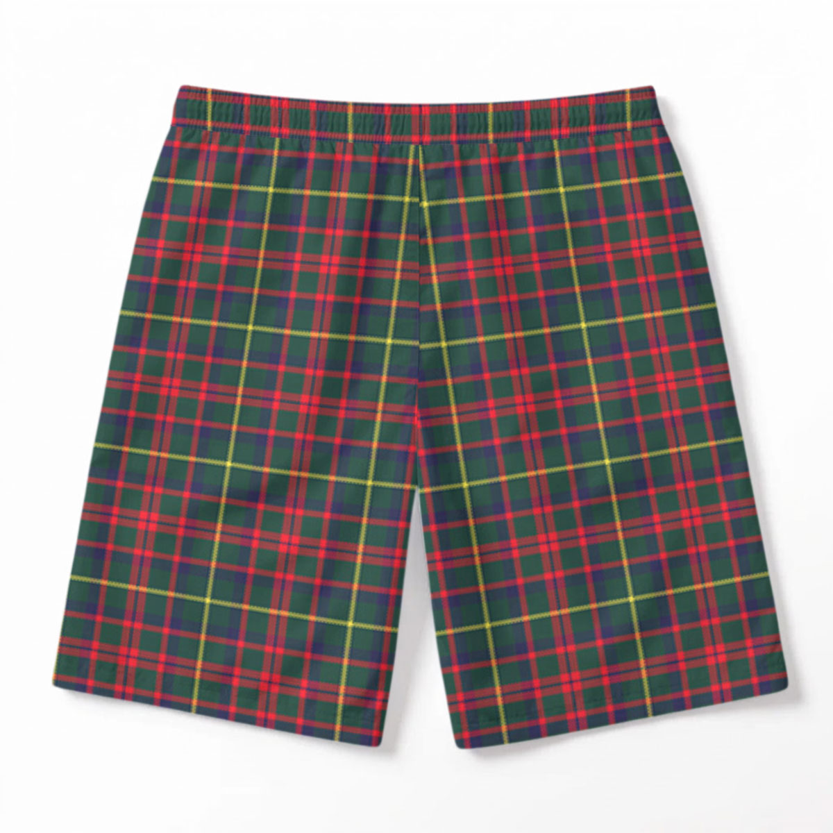 MacKintosh Hunting Modern Tartan Crest Men's Beach Shorts