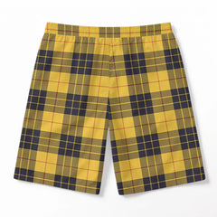 MacLeod of Lewis Ancient Tartan Crest Men's Beach Shorts