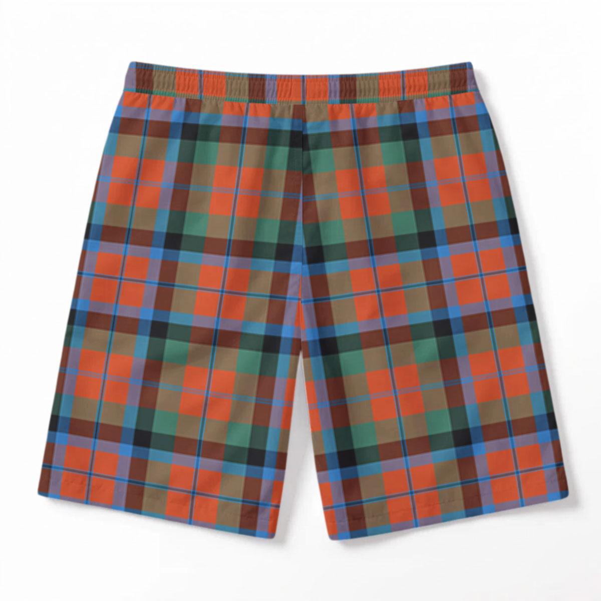 MacNaughton Ancient Tartan Crest Men's Beach Shorts
