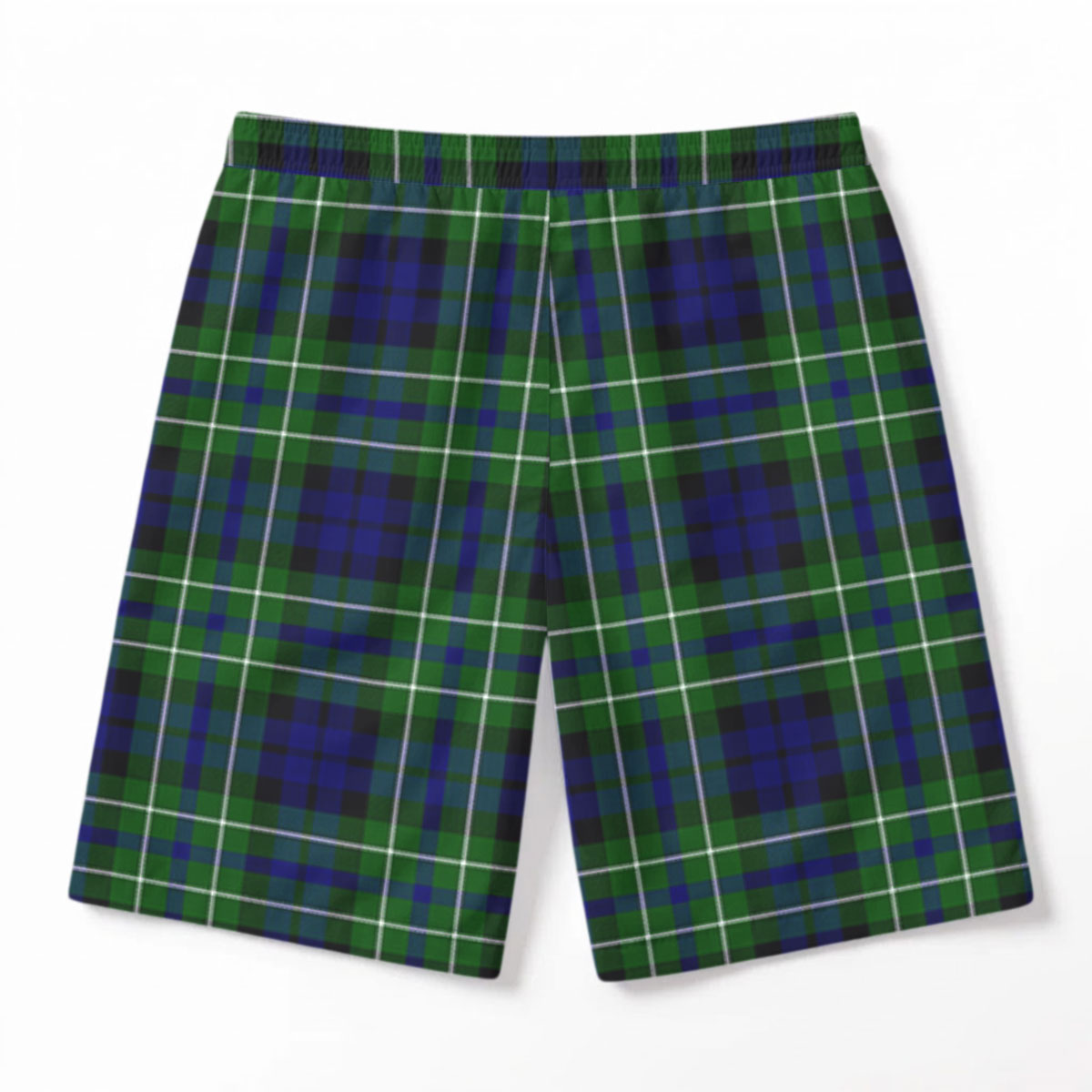 MacNeil of Colonsay Modern Tartan Crest Men's Beach Shorts