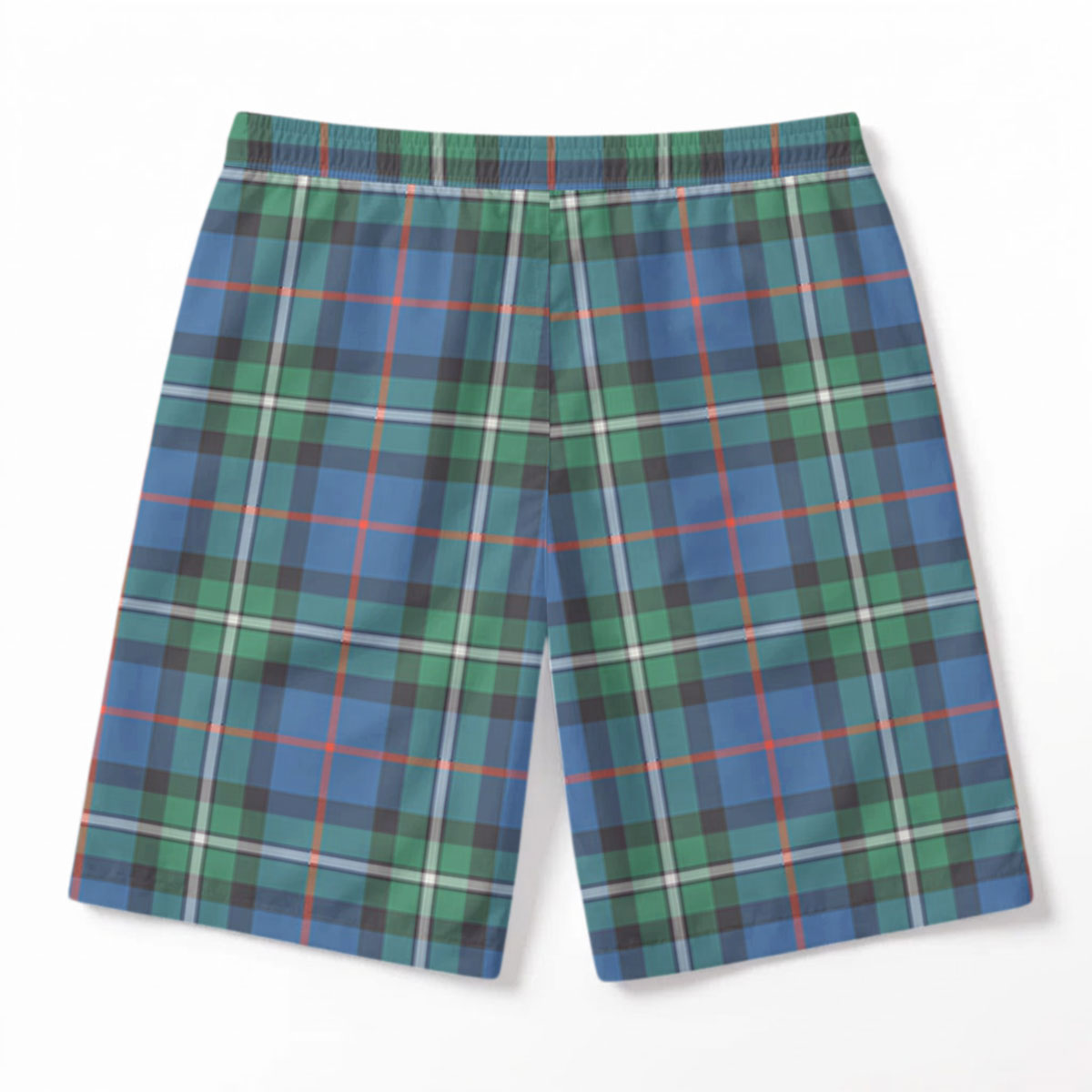 MacPhail Hunting Ancient Tartan Crest Men's Beach Shorts