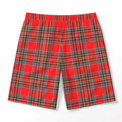 McBean Tartan Crest Men's Beach Shorts