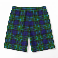 McCallum Modern Tartan Crest Men's Beach Shorts