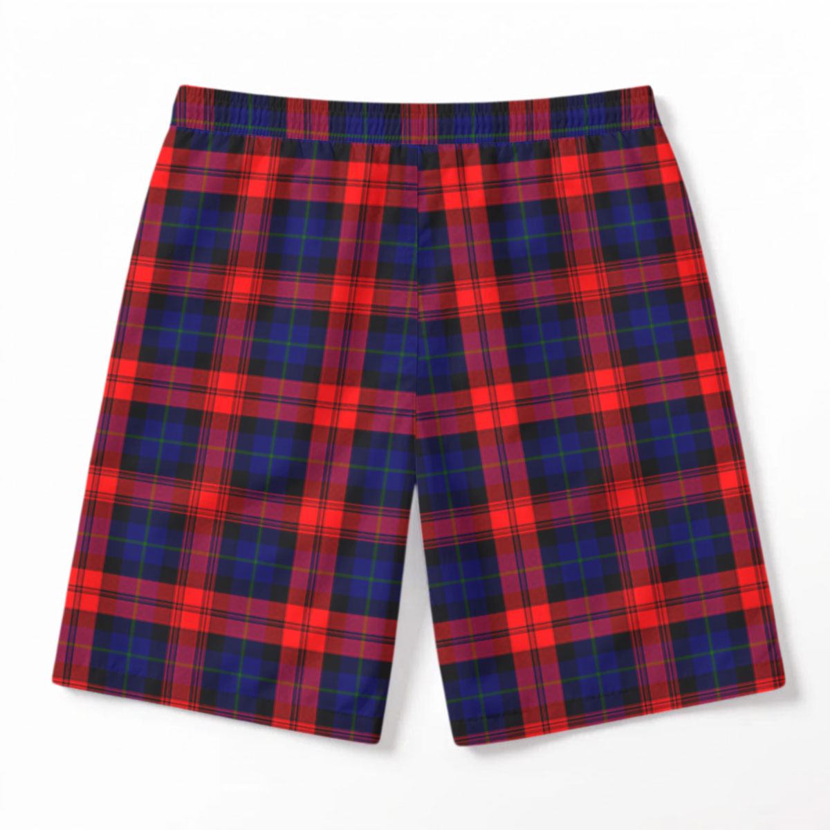 McCracken Tartan Crest Men's Beach Shorts