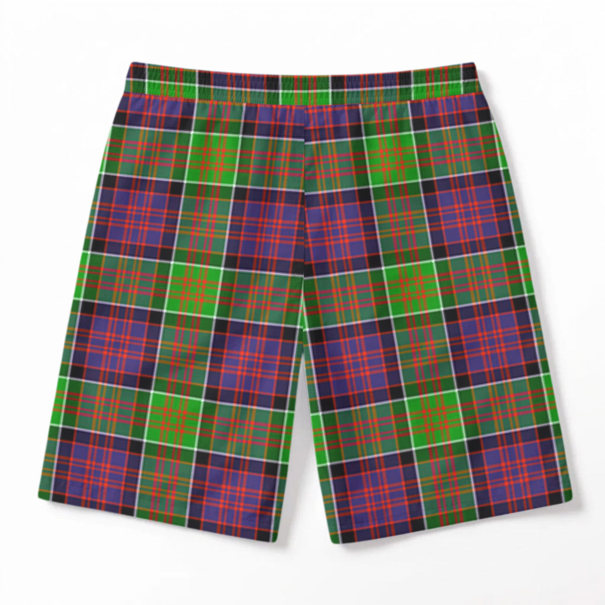 McDonald (Clan Ranald) Tartan Crest Men's Beach Shorts