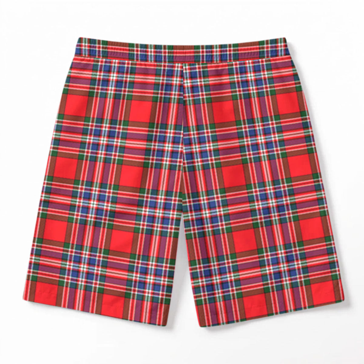 McFarlane Modern Tartan Crest Men's Beach Shorts