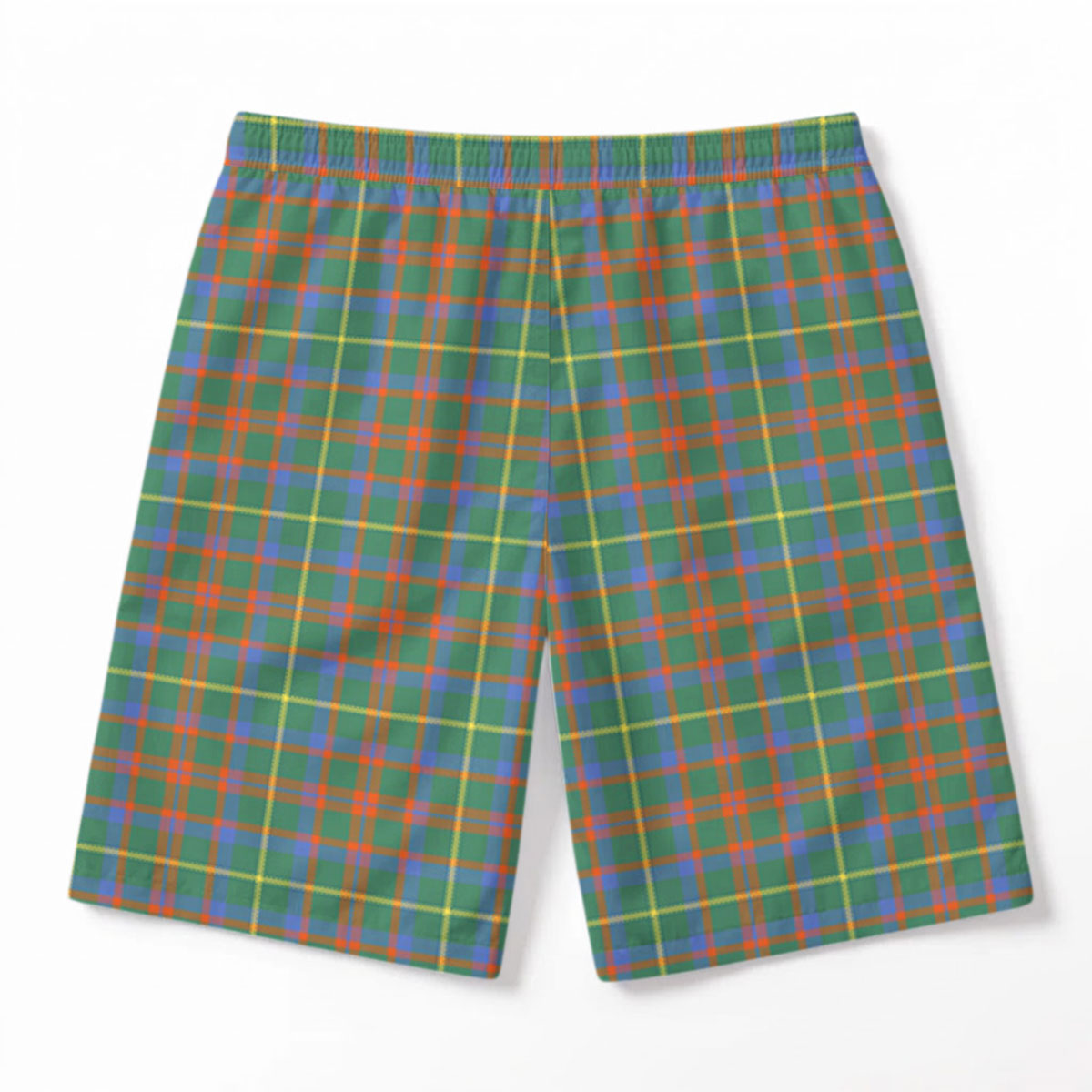 McIntosh Hunting Ancient Tartan Crest Men's Beach Shorts