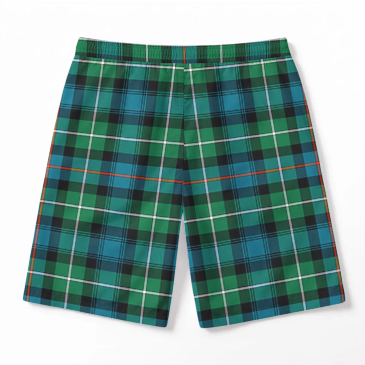 McKenzie Ancient Tartan Crest Men's Beach Shorts