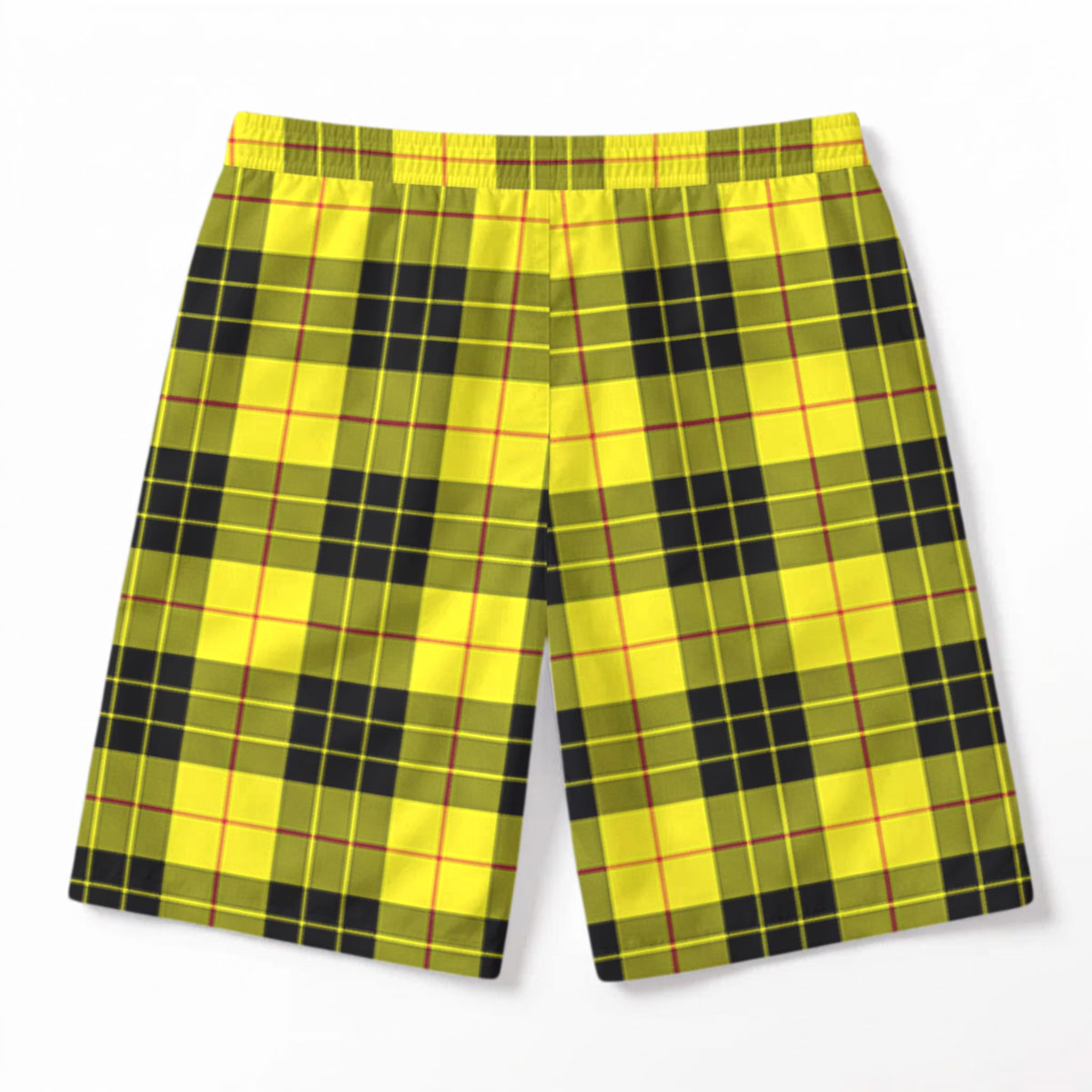 McLeod of Lewis Modern Tartan Crest Men's Beach Shorts