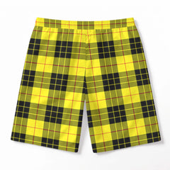 McLeod of Lewis Modern Tartan Crest Men's Beach Shorts