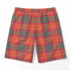 McNab Ancient Tartan Crest Men's Beach Shorts