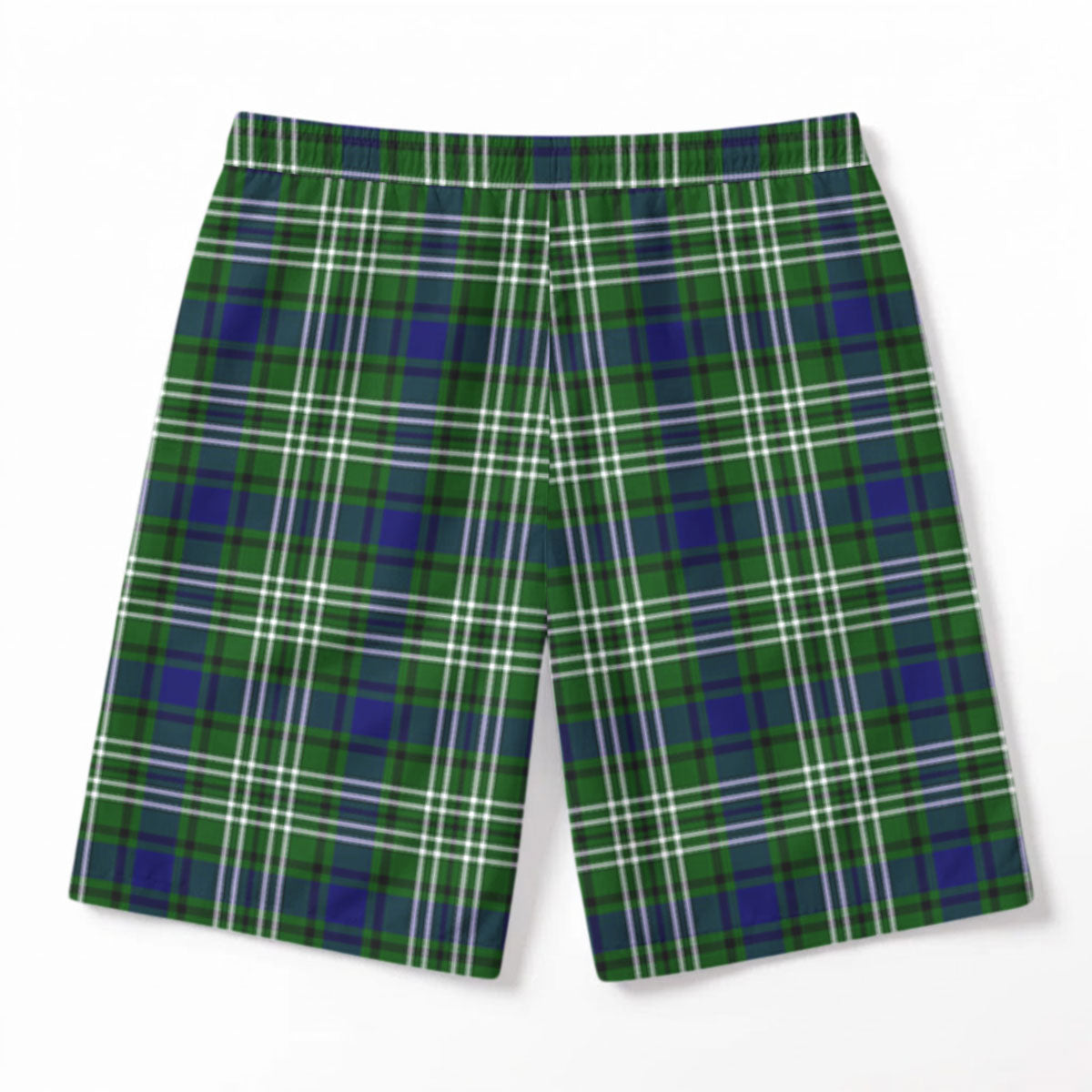 Mow Tartan Crest Men's Beach Shorts