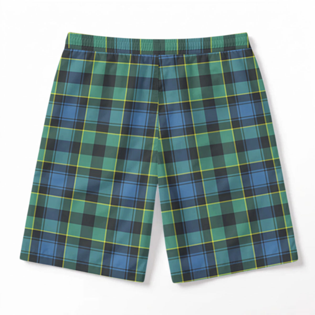 Mowat Ancient Tartan Crest Men's Beach Shorts