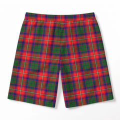 Roxburgh District Tartan Crest Men's Beach Shorts