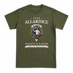 Allardice Tartan Crest Mischief and Mayhem T-shirt