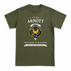 Arnott Tartan Crest Mischief and Mayhem T-shirt