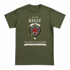 Kelly Dress Tartan Crest Mischief and Mayhem T-shirt