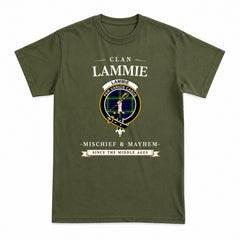 Lammie Tartan Crest Mischief and Mayhem T-shirt